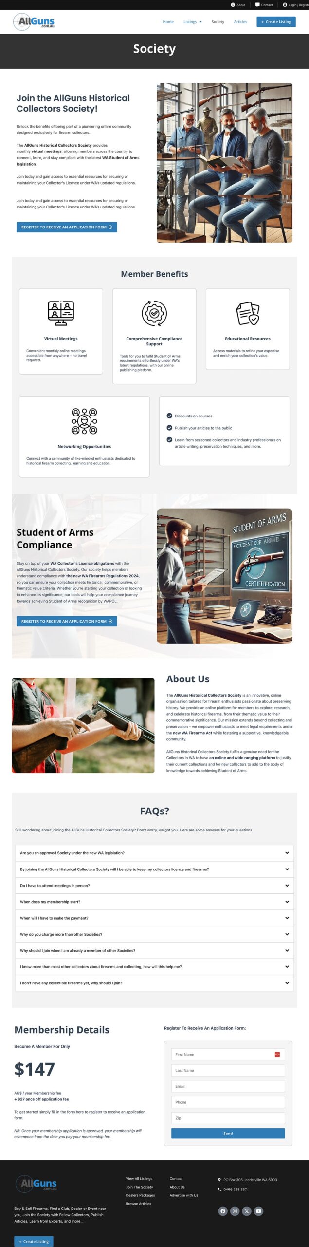 All Guns WordPress maintenance