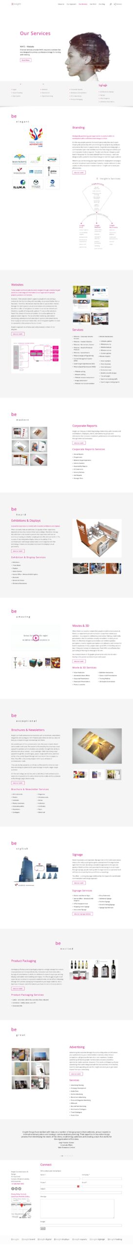 Insight Communication & Design website development