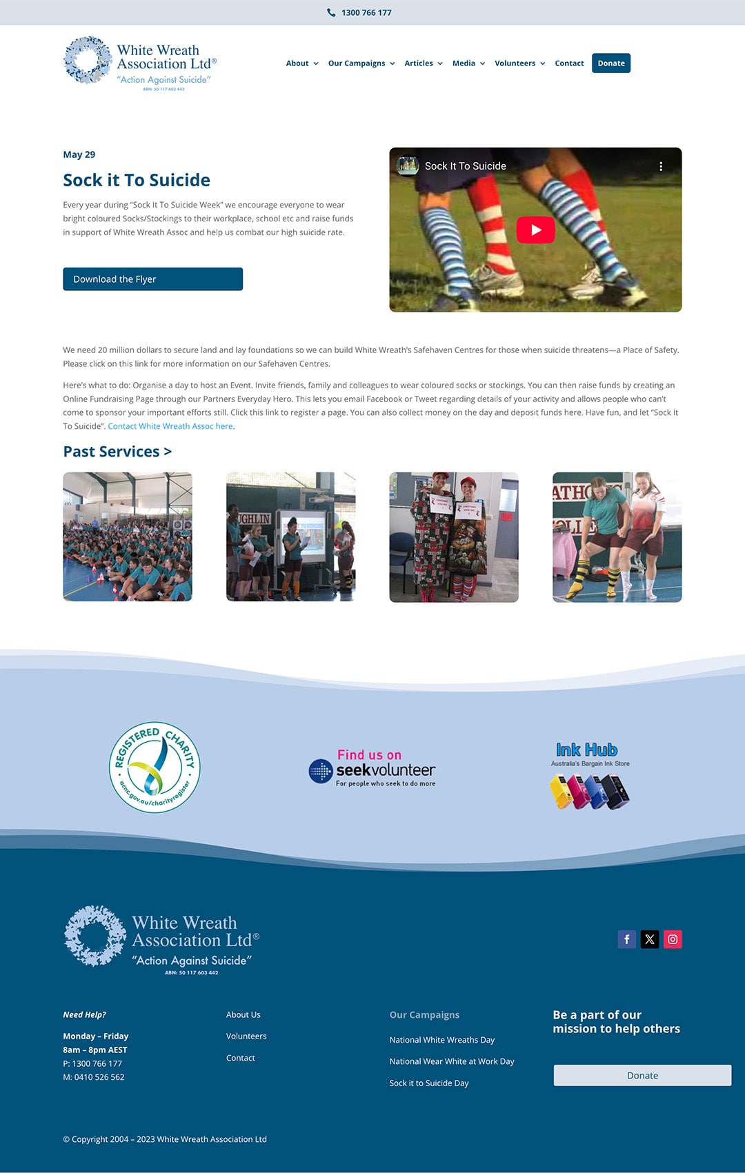 White Wreath NFP website development